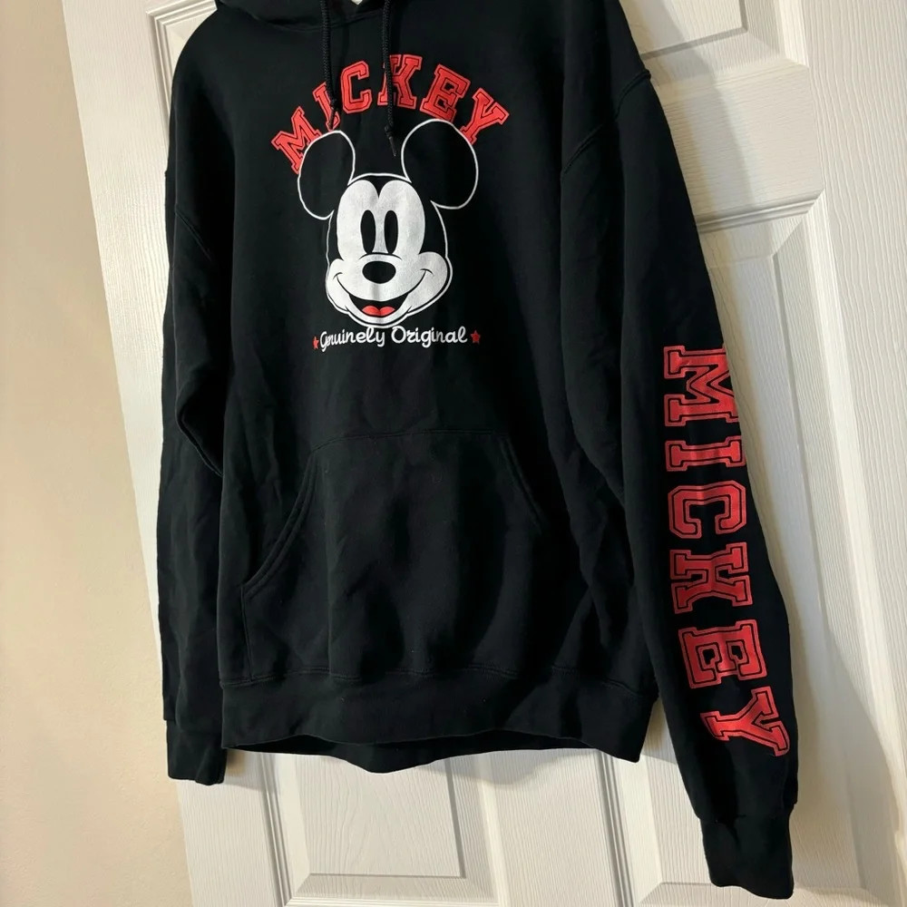 Disney Mickey Mouse Genuinely Original Pullover Hoodie, Black size M - Picture 2 of 7